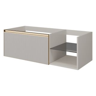 Тумба под раковину Armadi Art Quatro 790-M6-120-CM-RIB-MG 120 см кашемир/золото матовое